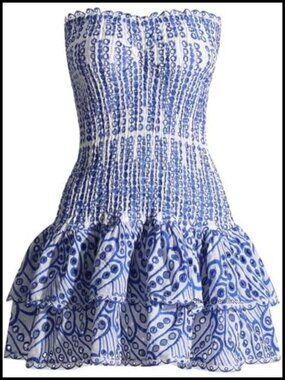 Strapless Tube Mini Dress Y2k Floral Vintage Summer Going Out
